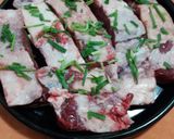 Foto del paso 5 de la receta: Asado al horno con verduras salteadas y ensalada