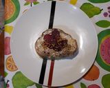 Foto del paso 4 de la receta: Torrijas rellenas de leche de coco, polen y pétalos de amapola