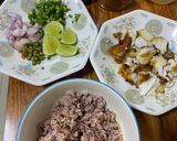 รูปขั้นตอนการทำที่ 1 ของ ข้าวขยำปลากระพงทอด