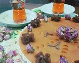 عکس مرحله 1 از دستور حلوا زعفرانی ساده