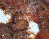 A picture of step 3 of Hara Chana Biryani.