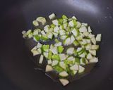 A picture of step 1 of Minestrone Soup.