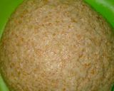 Foto langkah ke 4 dari resep Roti Tawar Gandum ove tangkring tanpa mixer.