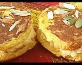 A picture of step 7 of Apple Rabdi stuffed Rasmalai French Toast.