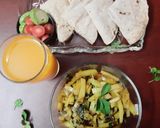 মেথি আলু ভাজা (methi with potato fry recipe in bengali) রেসিপির ধাপ 3 ছবি