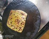A picture of step 2 of Methi Paratha.