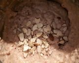 A picture of step 6 of Strawberry Almond muffins #bakingforkids.