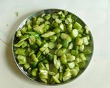 A picture of step 1 of Ivy Gourd paruppu usili.