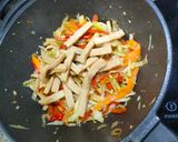 Foto del paso 3 de la receta: Wok de repollo y heura