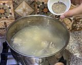 A picture of step 3 of Egyptian Orzo Soup.