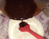A picture of step 3 of Chocolate Lava cake.