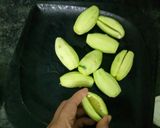 A picture of step 2 of Parval ki mithai.