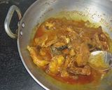 A picture of step 10 of Fish Korma.