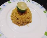 A picture of step 3 of Masala bhat.