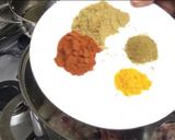A picture of step 4 of Balochi bhindi gosht.