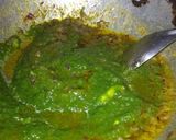 A picture of step 6 of Palak Paneer with Very Less Masala.