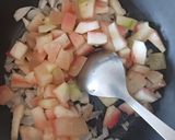 A picture of step 1 of Watermelon White part Sabji.