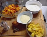 A picture of step 1 of Pumpkin Gnocchi.
