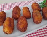 A picture of step 5 of Blood Sausage and Caramelized Onion Croquettes.