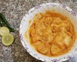 A picture of step 12 of Chicken tandoori tikka boti in frying pan.