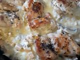 Chicken with mushroom sauce
