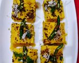 A picture of step 9 of Vegetable Dhokla.
