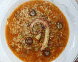 Foto del paso 7 de la receta: Arroz caldoso trufado de pulpo y setas