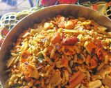 A picture of step 3 of Bhajak Poha Chivda.