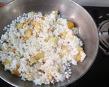 A picture of step 4 of Sago khichdi.