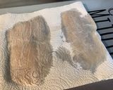 Une image de l'étape 1 de Filets de loup de mer à la crème d'algues et truffe noire du Périgord.