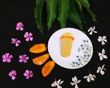 A picture of step 10 of Mango Popsicles.