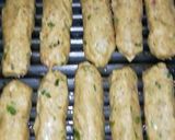 A picture of step 6 of Chicken cheese kabab.