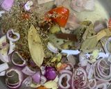 A picture of step 2 of Beef Yakhni Pulao.