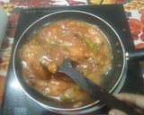 A picture of step 9 of Chicken Manchurian.