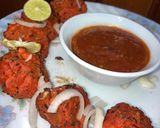 A picture of step 9 of Tandoori momos.