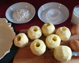 Foto del paso 1 de la receta: Tarta de manzana y vainilla