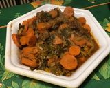 Une image de l'étape 17 de Bœuf aux poireaux, carottes et tomates (au bouillon de butternut).