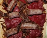 Foto del paso 9 de la receta: Coca de Recapta 2: Butifarra, Cebolla Caramelizada y Pimientos del Piquillo