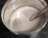 A picture of step 2 of Red rice paniyaram.
