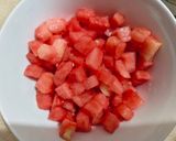 Foto langkah ke 2 dari resep Es Semangka Susu.