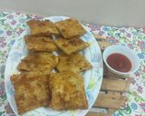 A picture of step 11 of Fajita chicken box pattice.