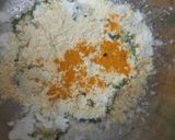 A picture of step 2 of Bitter melon pakoda.