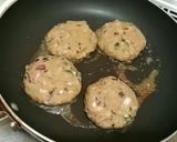 A picture of step 4 of Awadhi chana dal and kathal ke kabab.