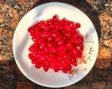 A picture of step 1 of Pomegranate Raita.