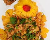 Hình bước làm 3 của món Mì căn xào thơm chua ngọt (chay) 🍍🍍🍍