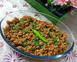 A picture of step 4 of Smoky Qeema.