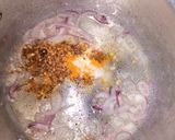 A picture of step 2 of Aloo baingan ki Bhaji.