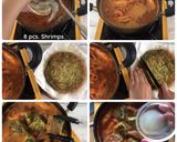 A picture of step 3 of Thai Sour Curry Recipe •Climbing Wattle Omelette and Shrimps •Gaeng Som Chaom Goong.