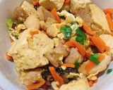 日式炒豆腐的食譜步驟4照片