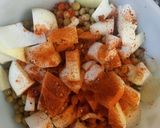 Foto del paso 3 de la receta: Mini Medalloncitos de Garbanzos y Arvejas